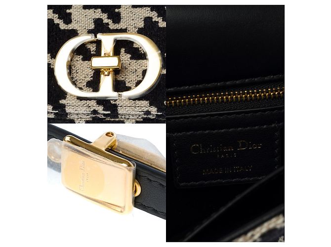 Borsa DIOR Dior Caro in Tweed Nero - 102839 - vista 7