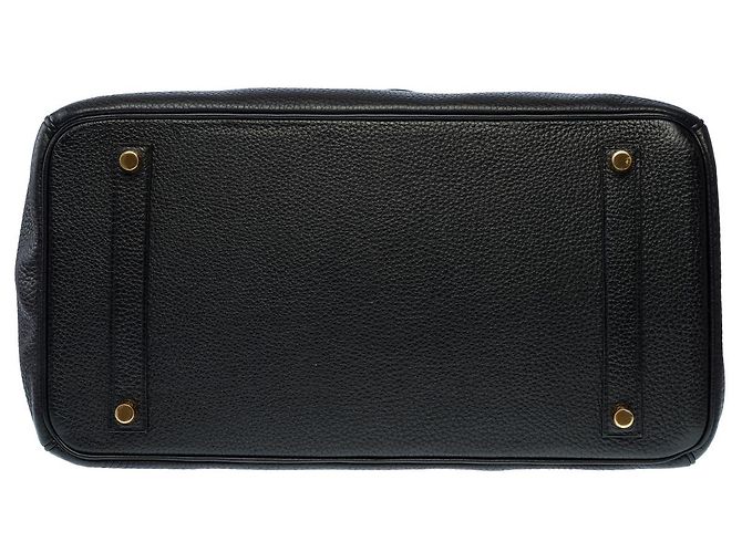 Hermès Borsa HERMES Birkin 35 in Pelle Nera - 102675 Nero - vista 11