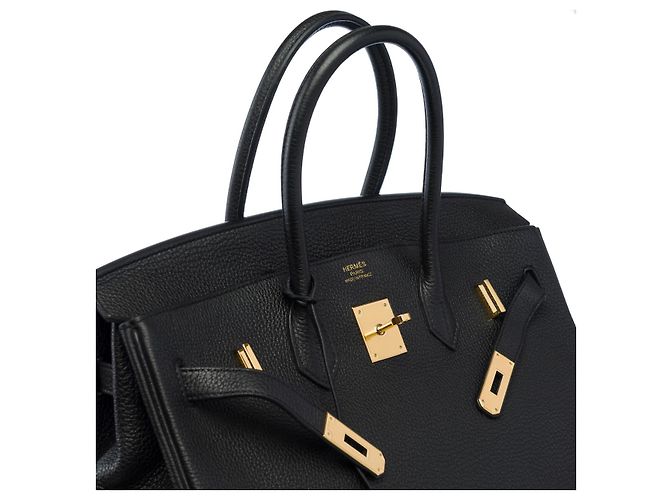 Hermès Borsa HERMES Birkin 35 in Pelle Nera - 102675 Nero - vista 7