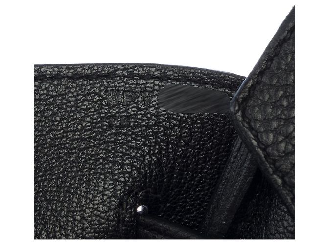 Hermès Borsa HERMES Birkin 35 in Pelle Nera - 102675 Nero - vista 8