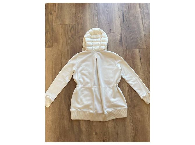 Moncler-Jacke, Daunenjacke, Strickjacke. Weiß - Ansicht 6