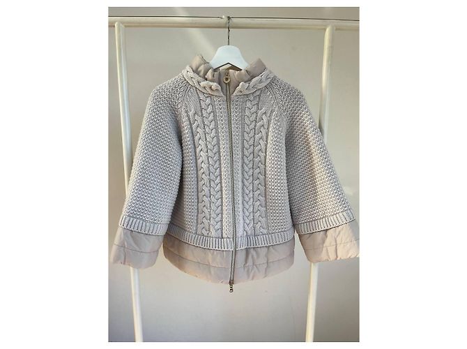 Autre Marque Donatella de Paoli Jacke, Puffer Beige - Ansicht 3