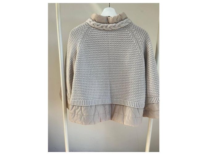 Autre Marque Donatella de Paoli Jacke, Puffer Beige - Ansicht 4