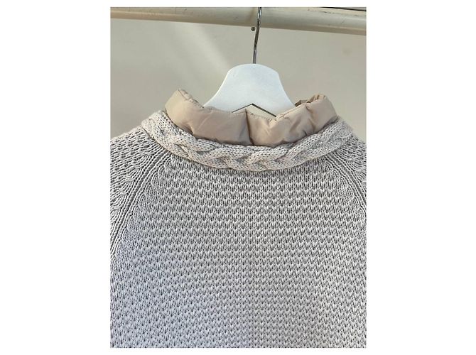 Autre Marque Donatella de Paoli Jacke, Puffer Beige - Ansicht 5
