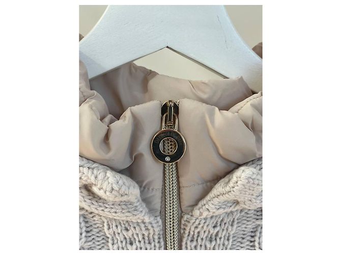 Autre Marque Donatella de Paoli Jacke, Puffer Beige - Ansicht 8