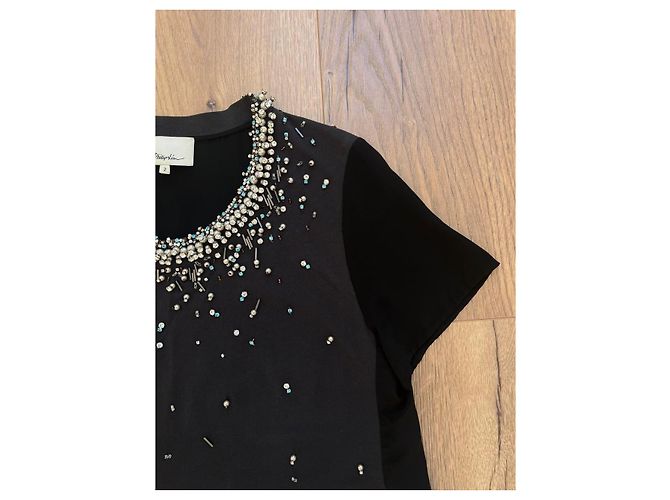 Camiseta 3.1 Phillip Lim, blusa Negro - vista 6