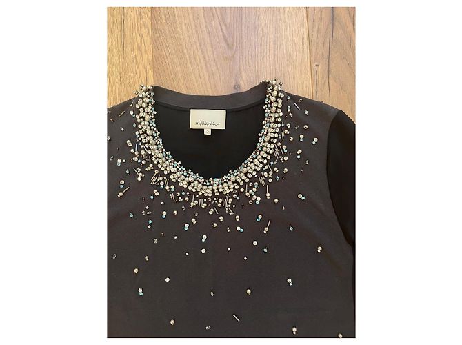 Camiseta 3.1 Phillip Lim, blusa Negro - vista 7
