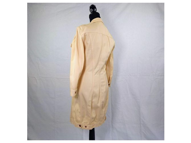 Jean Paul Gaultier Junior Gaultier vestito composto da cappotto e abito Marrone Giallo - vista 2