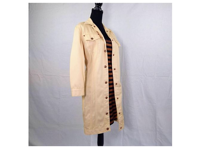 Jean Paul Gaultier Junior Gaultier vestito composto da cappotto e abito Marrone Giallo - vista 5