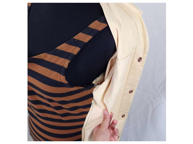Jean Paul Gaultier Junior Gaultier vestito composto da cappotto e abito Marrone Giallo - vista 7