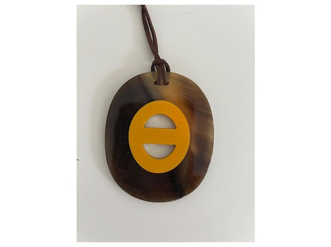 Collar Hermès ajustable marrón Castaño - vista 3