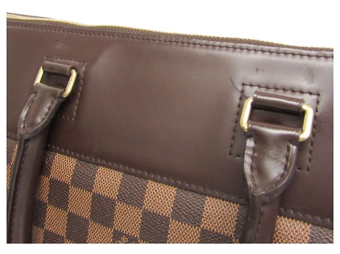 Borsa Boston Louis Vuitton Damier Greenwich PM N41165 Damier ebene - vista 14