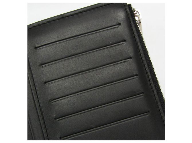 Portafoglio lungo da uomo Berluti Neo Santal Stamp Marrone Nero - vista 10