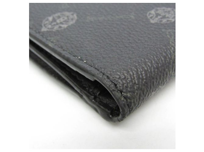 Portafoglio lungo da uomo Berluti Neo Santal Stamp Marrone Nero - vista 7