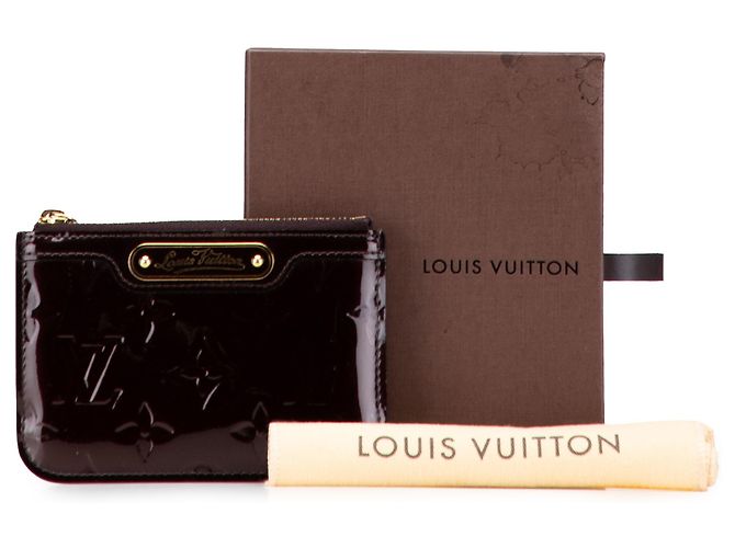 Llave de monograma en charol púrpura Louis Vuitton - vista 11