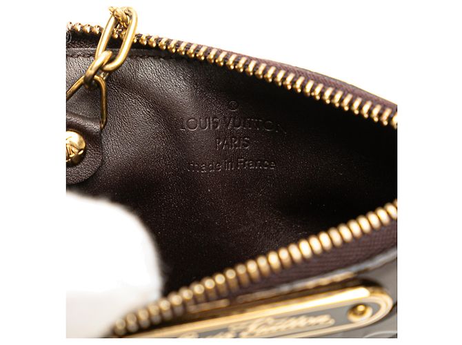 Llave de monograma en charol púrpura Louis Vuitton - vista 6