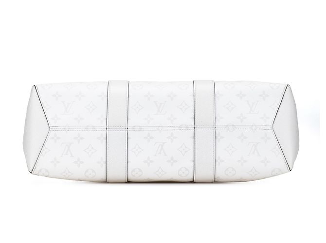 Borsa da weekend Taigarama Monogramma Bianco Louis Vuitton - vista 3
