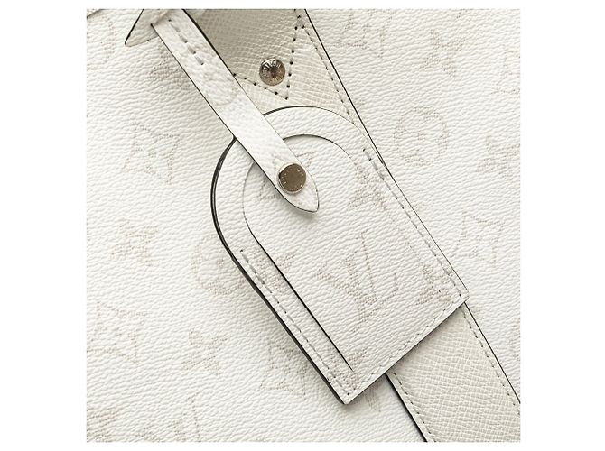 Borsa da weekend Taigarama Monogramma Bianco Louis Vuitton - vista 7