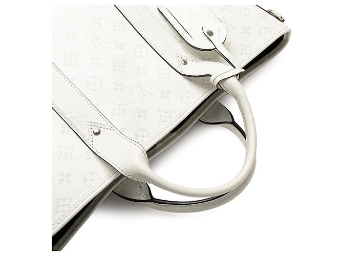 Borsa da weekend Taigarama Monogramma Bianco Louis Vuitton - vista 8