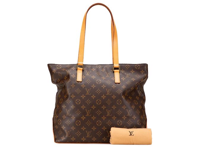 Louis Vuitton Braune Monogramm Cabas Mezzo - Ansicht 11