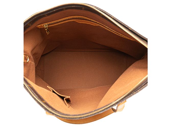 Louis Vuitton Braune Monogramm Cabas Mezzo - Ansicht 4