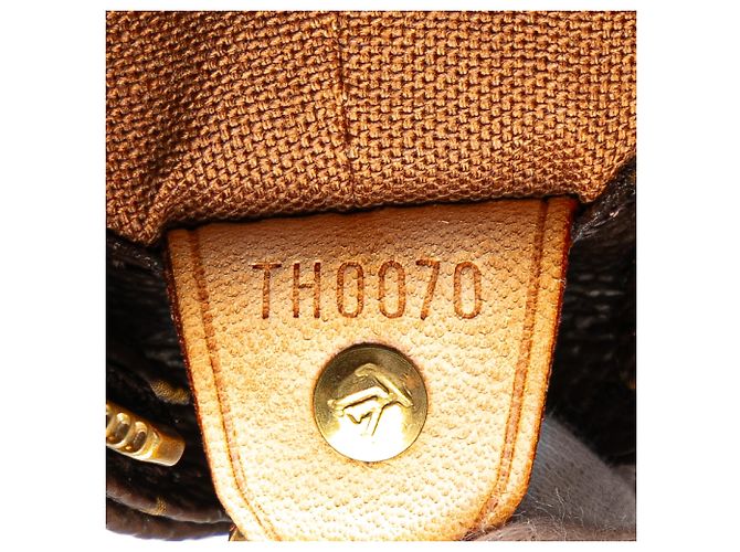 Louis Vuitton Braune Monogramm Cabas Mezzo - Ansicht 6