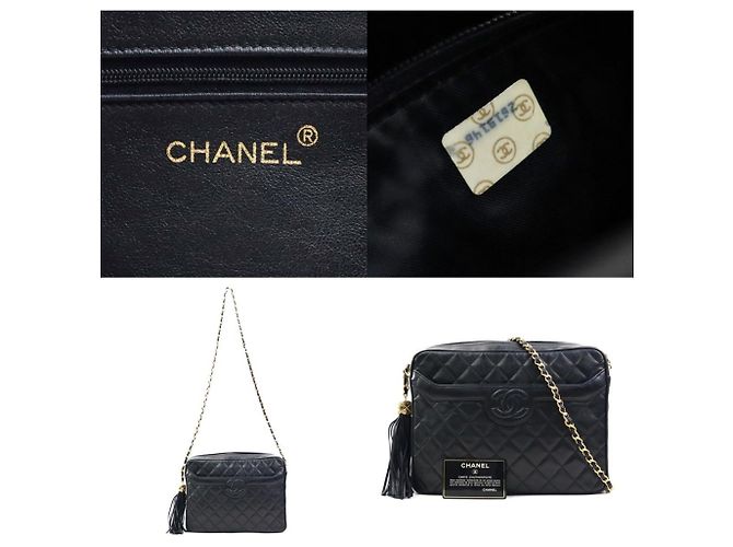 Borsa a Spalla Matelassé Chanel Nero - vista 5