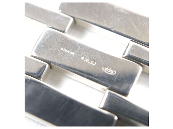 Bracciale Heavy Gate Link in Argento 925 Gucci Metallico - vista 5