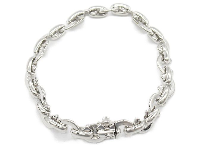 Bracciale in oro bianco Chanel Argento Metallico - vista 2