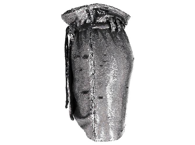 Iro Minirock aus Silbernen Pailletten Metallisch - Ansicht 2