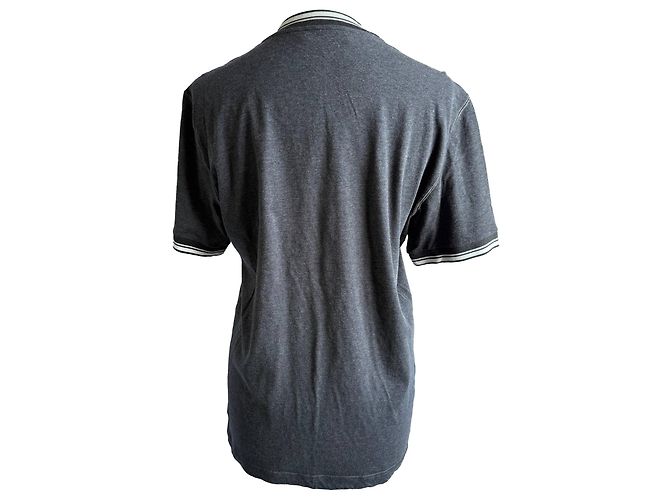 Camiseta de algodón gris con estampado del logo Dolce & Gabbana - vista 3
