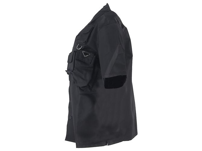 Camicia multi-tasche Re-Nylon di Prada in poliammide nera - vista 2