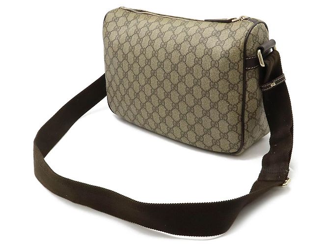Borsa a Spalla Gucci GG Supreme GG Plus Marrone Beige - vista 2