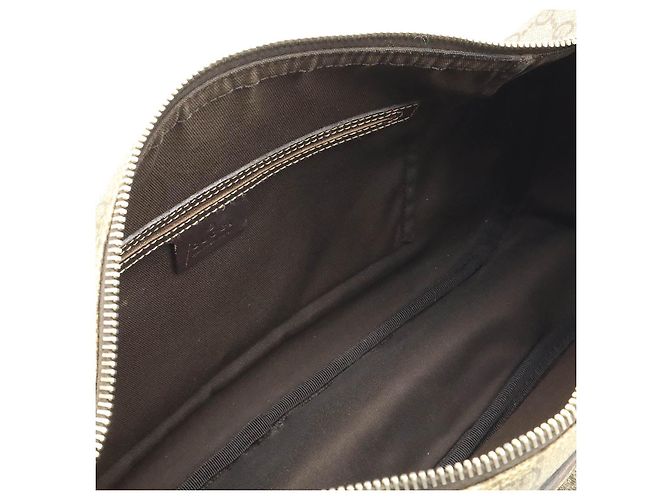 Borsa a Spalla Gucci GG Supreme GG Plus Marrone Beige - vista 5