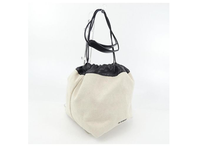 Borsa in cotone, lino e pelle Jil Sander J07WG0027 - vista 2