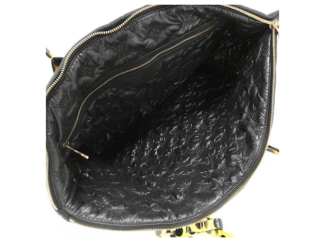 Louis Vuitton Monogram Nylon + Dot Infinity Lockit Tasche Gelb - Ansicht 9