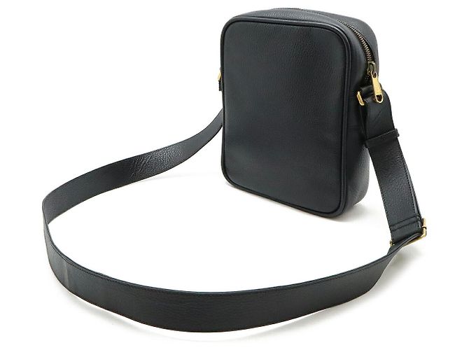 Borsa a tracolla in pelle stampata Gucci Nero - vista 2