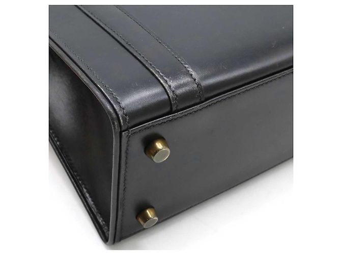 Hermès Borsa Hermes Drag 27 in pelle nera Nero - vista 3