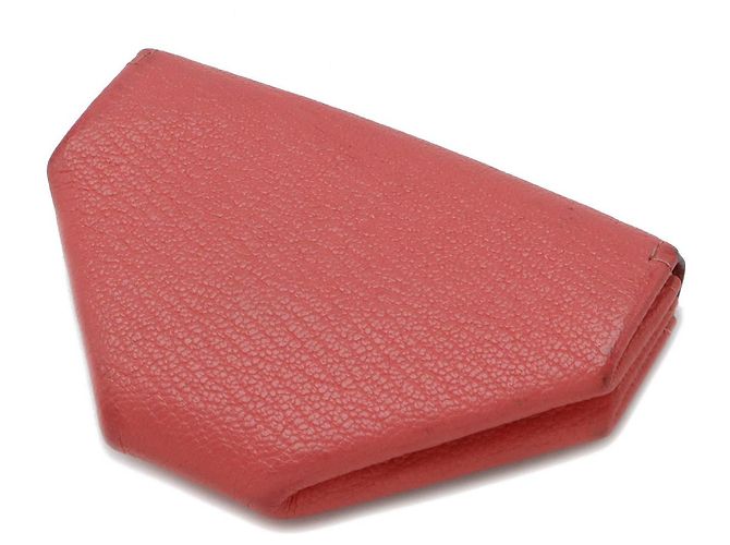 Monedero de cabra Mysore de Hermès Rosa - vista 2