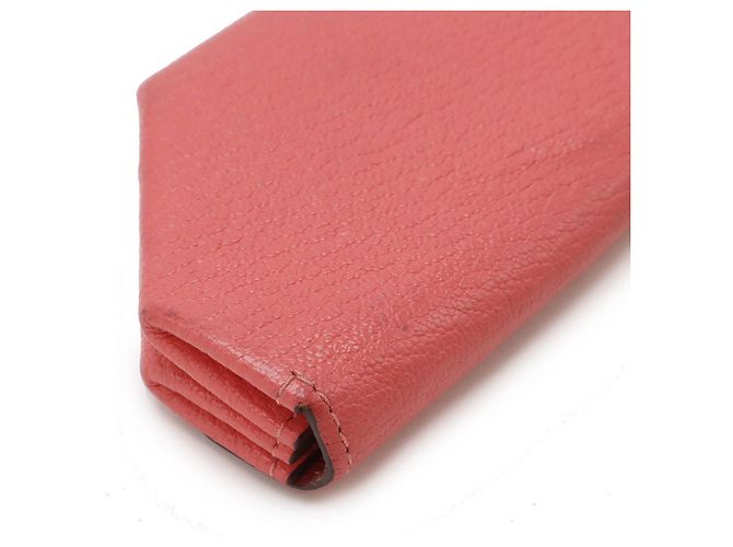 Monedero de cabra Mysore de Hermès Rosa - vista 3