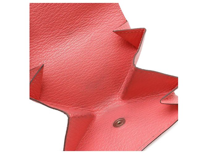 Monedero de cabra Mysore de Hermès Rosa - vista 4