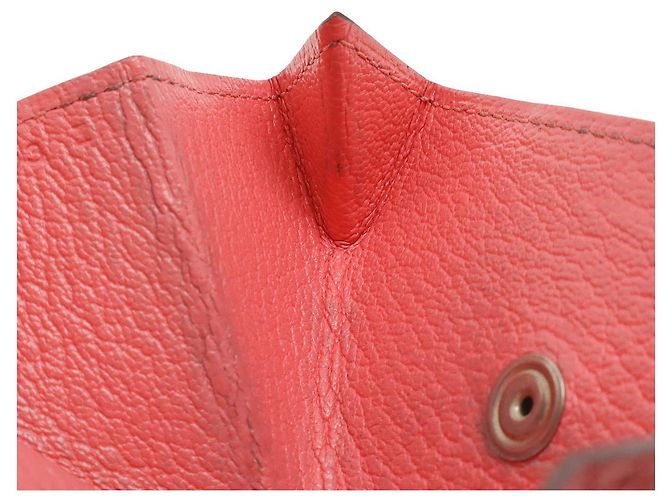Monedero de cabra Mysore de Hermès Rosa - vista 5