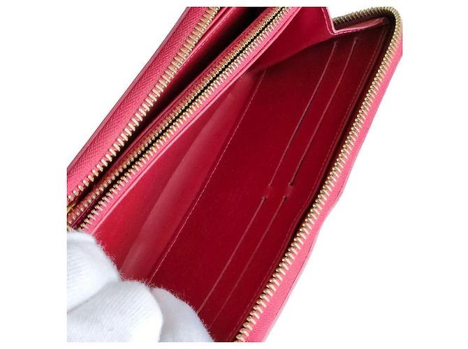 Louis Vuitton Zippy Geldbörse Vernis Lang Rot - vista 10