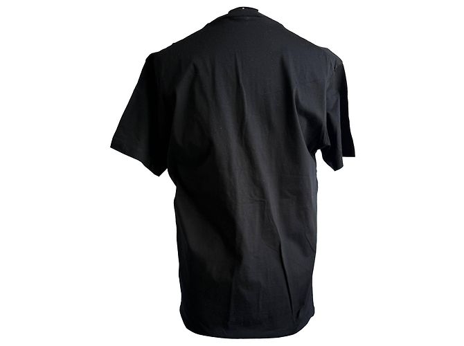 Camiseta Logo Maple Dsquared2 en Algodón Negro - vista 3