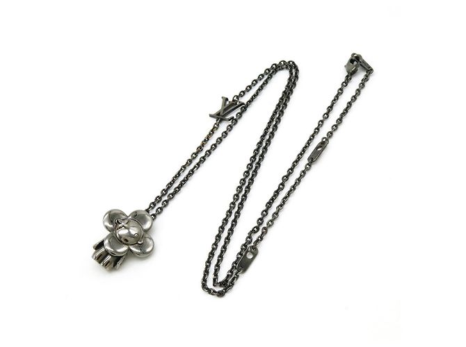 Collana in metallo Vivienne di Louis Vuitton Grigio - vista 2