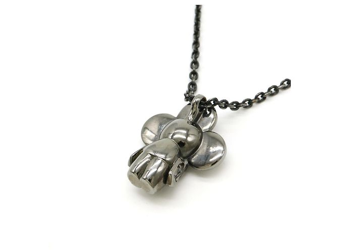 Collana in metallo Vivienne di Louis Vuitton Grigio - vista 4