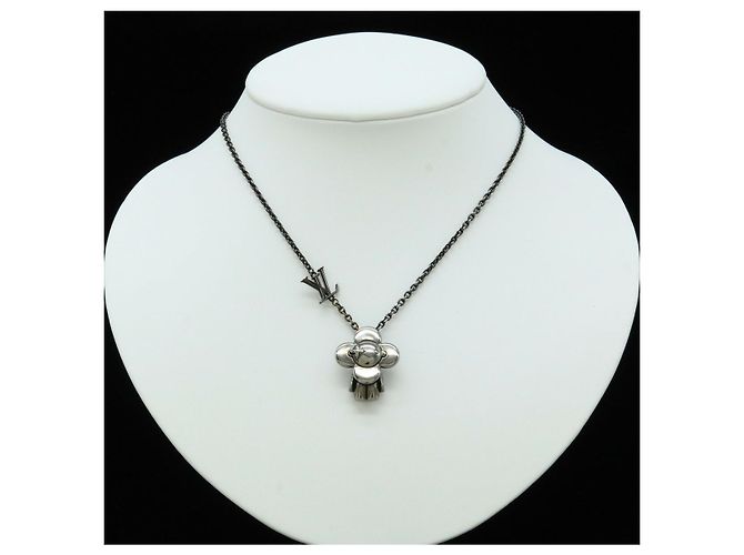 Collana in metallo Vivienne di Louis Vuitton Grigio - vista 8