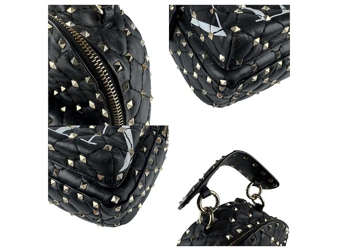 Mochila de couro Rockstud Spike da Valentino Garavani - vista 4