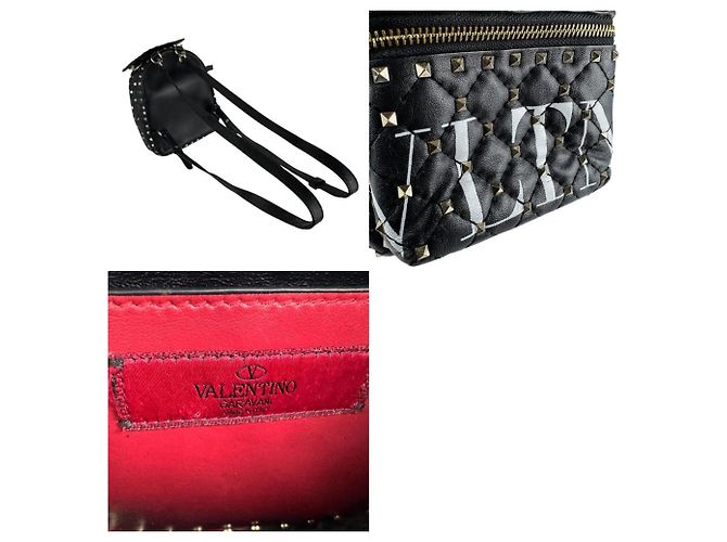 Mochila de couro Rockstud Spike da Valentino Garavani - vista 5