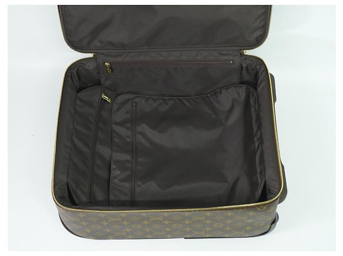 Valigia Pegase Louis Vuitton in tela Monogram 45 Marrone - vista 3